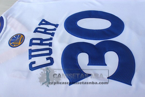 Camiseta Manga Corta Warriors Curry Blanco